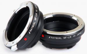 Rayqual Nikon F SLR Lens to Leica M Camera Body Lens Adapter