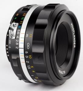 Voigtlander Nikon 40mm f/2  SLIIs USED Black USED