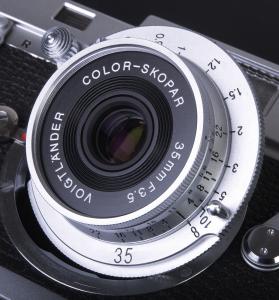 Voigtlander 35mm f/3.5 Aspherical Silver